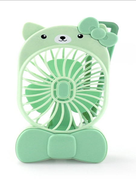 Fan Handheld Mini Bear-Shaped Outdoor Household Multi-Purpose USB Charging Fan