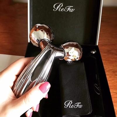 MTG ReFa CARAT PEC-L1706 Platinum Electronic Roller Japan Model New Personal Face Full Body Massager Beauty Equipment Lines & Wrinkles gift