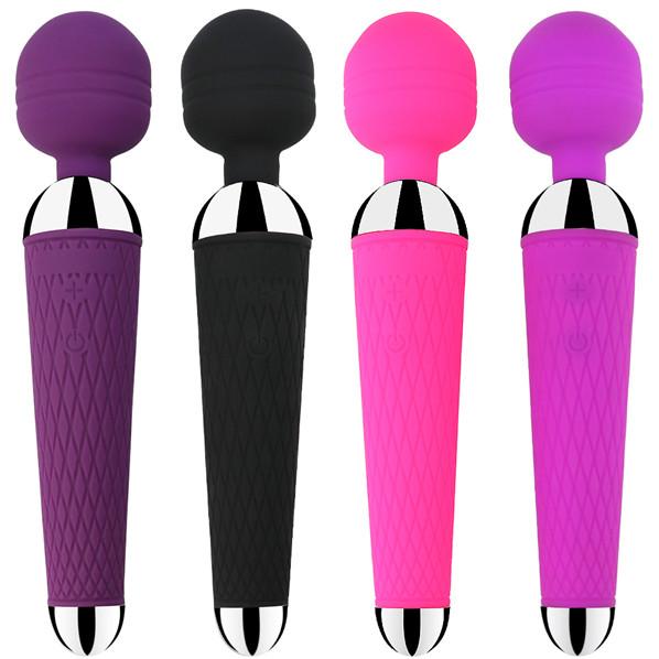 2019 Fun G-spot vibrator dreamy charging AV stick Silicone female massage stick adult supplies sex toys