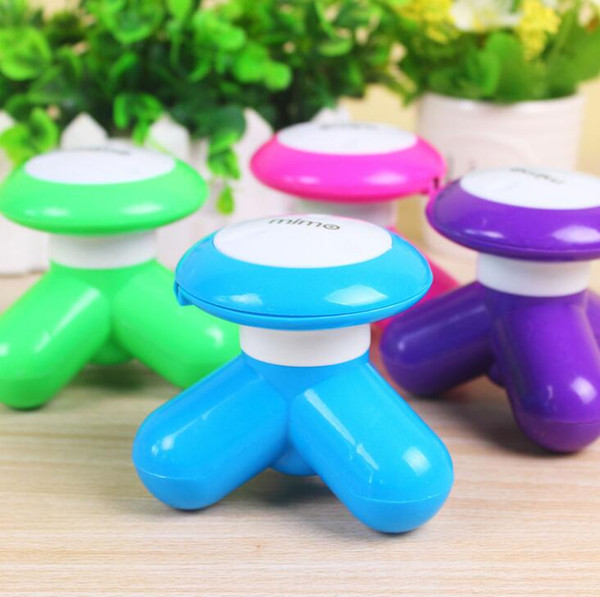 Plastic three-legged triangle massager USB electric massager