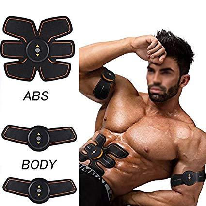 Muscle Toner, Charminer Abdominal Toning Belt, EMS ABS Trainer Wireless Body Gym Workout Home Office Fitness Equipment For Abdomen Arm Leg