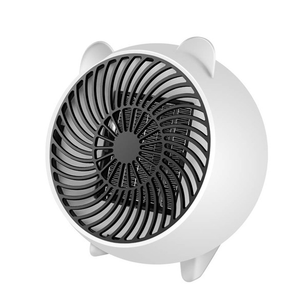 Mini Fan Heater Space Heater/Portable Electric Heaters Fan with PTC Ceramic Heating Element & Overheat Protection for Office, Home,Tabletop