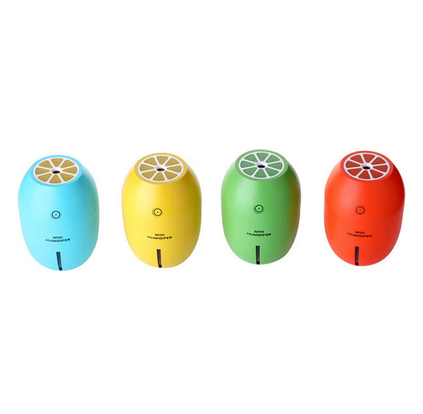 180ml USB Lemon LED Humidifier ultrasonic air humidifier aroma diffuser mini humidifier