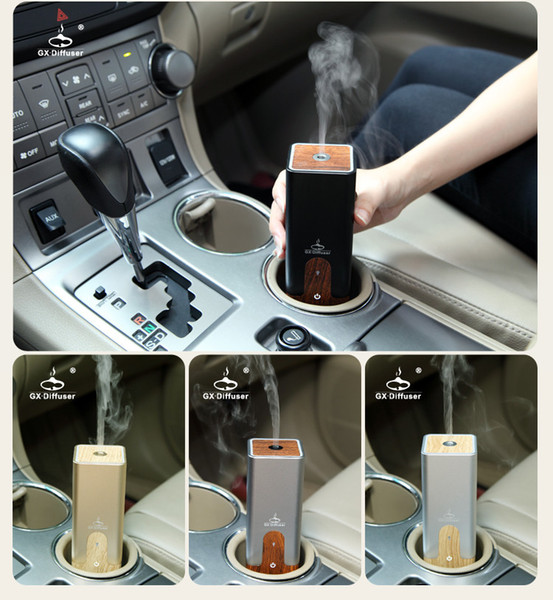 2017 newest GX B03 mini car USB diffuser aromatherapy essential oil Aroma Diffuser ultrasonic humidifier electric air purifier