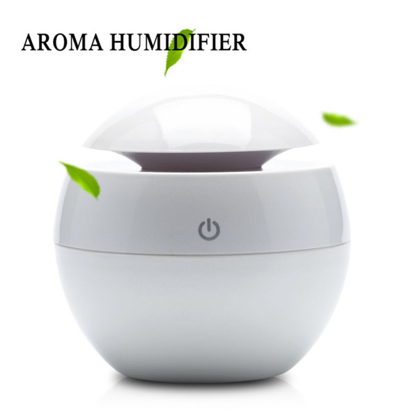 USB Ultrasonic Humidifier LED Aroma Diffuser Difusor De Aroma Essential Oil Diffuser 130ML Aromatherapy Mist Maker