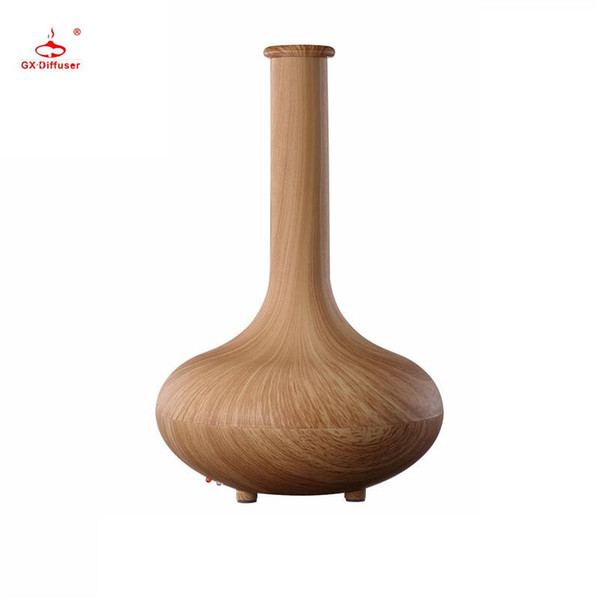 Diffuser humidificador d'air Ultrasonic Air Humidifier for Home Aromatherapy Essential Oil Diffuser Wood Grain Maker Mist