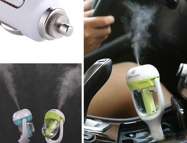 New Nanum Car Humidifier Air Mist Diffuser Purifier Car Humidifiers Air Cleaning Mini Charging Portable Water Bottle Steam Humidifier