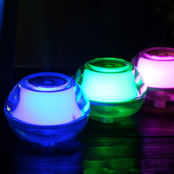 Wholesale USB Mini Crystal Luminous Humidifier Desktop Office Home Atomizer Humidifier Creative Gifts Small Humidifier Free Shipping