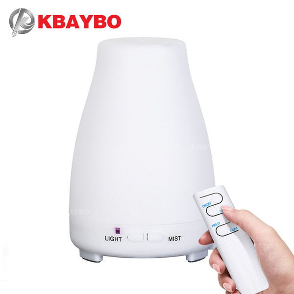 200ML Ultrasonic Humidifier Aromatherapy essentia Oil Diffuser Cool Mist With Color LED Lights remote control mini