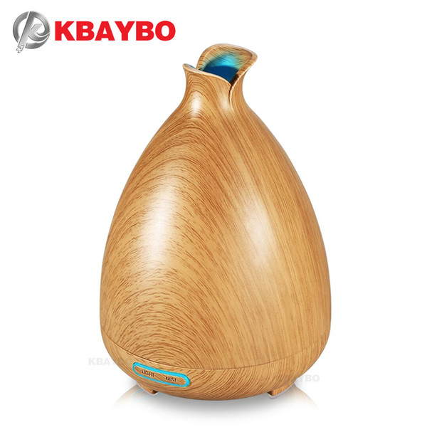 130ml Air Humidifier Essential Oil Diffuser Aroma Lamp Aromatherapy Electric Aroma Diffuser Mist Maker for Home-Wood