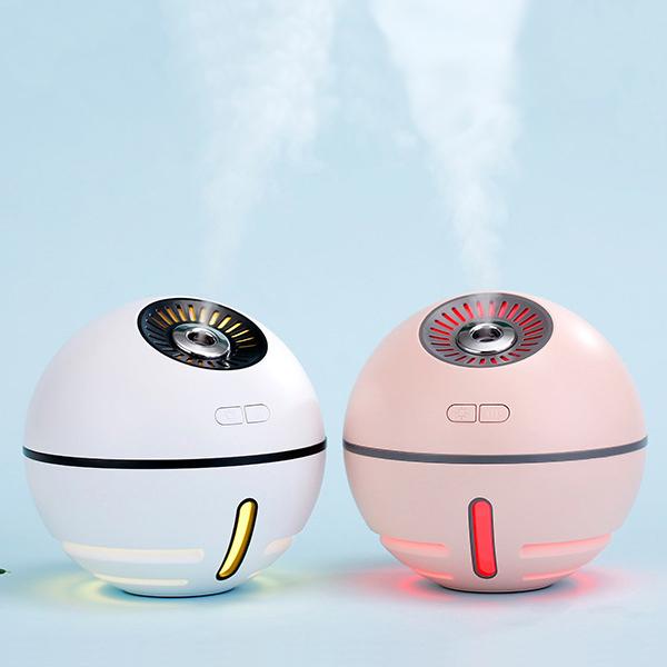 Free Shipping New 4 in 1 Humidifier Space Ball 300ML Ultrasonic Air Humidifier USB Diffuser with Rechargable Power Bank 2000mah