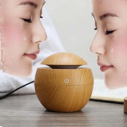 Hot Sale 130ML LED Humidifier Ultrasonic Cool Mist Aroma Air Humidifier USB Air Purifier for Car Office Home Bedroom Living