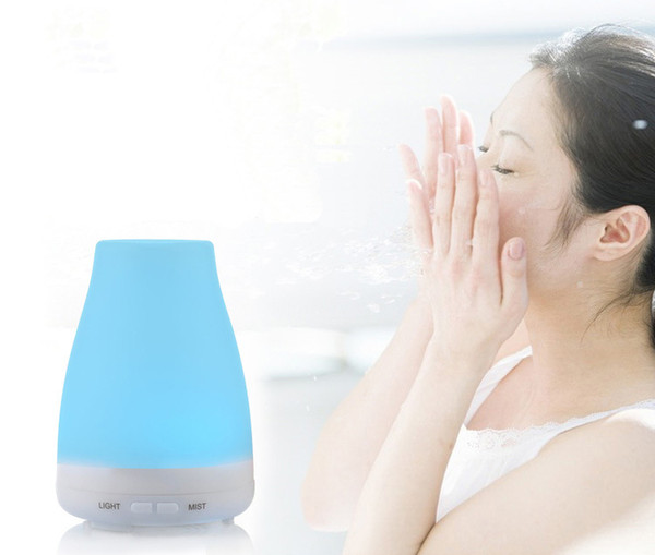 In Stock New 100ml Essential Oil Diffuser Portable Aroma Humidifier Diffuser LED Night Light Humidifiers with Free Shipping