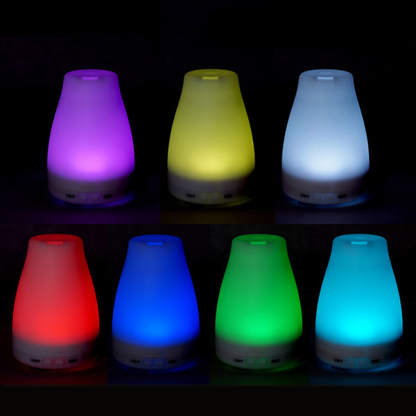 2019 Updated 100ml Essential Oil Diffuser Portable Aroma Humidifier Diffuser LED Night Light Ultrasonic Cool Mist Fresh Air Spa Aromatherapy