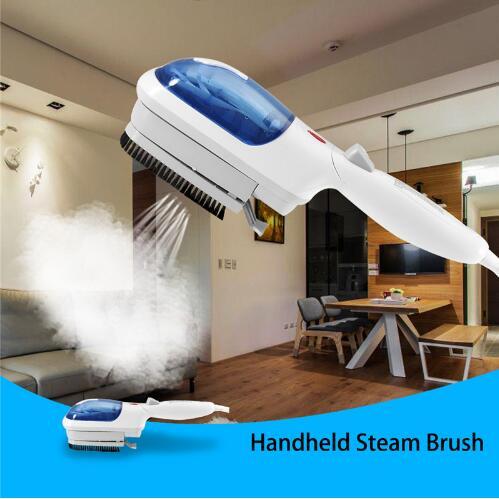 Handheld Electric Fabric Iron Laundry Clothes Steam Brush For Home Travel Dry-cleaning Hair Dust Remover