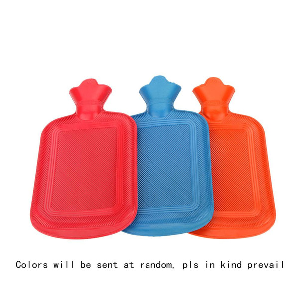 11 Inches Large Soft Thick Rubber Hot Water Bag Warm Water Bottle Hand Warmers 1750ML Capacity Double Faced Anti-hot