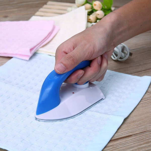 CKV-7 Mini Portable Electric Steam Iron For Clothes Electroplated Steel Plate Handheld Flatiron For Home Travelling Use