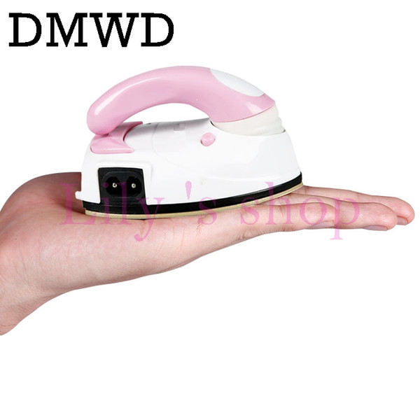 DWMD MINI Portable Foldable Electric garment iron Clothes travelling Teflon Baseplate Handheld dry ironing 100-240V 110V EU US