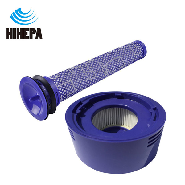 2pcs/set Pre & Post-Motor HEPA Filter for Dyson V7 V8 Cordless Vacuum Cleaner accessories of part # DY-96747801 & # DY-965661-01