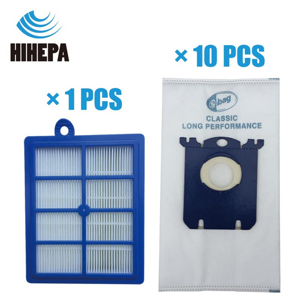 10pcs S-bag Dust Bags and 1pcs H12 Vacuum Cleaner HEPA Filter for Philips Electrolux FC9083 FC9087 FC9088 Vacuum Cleaner Parts Price: US $13