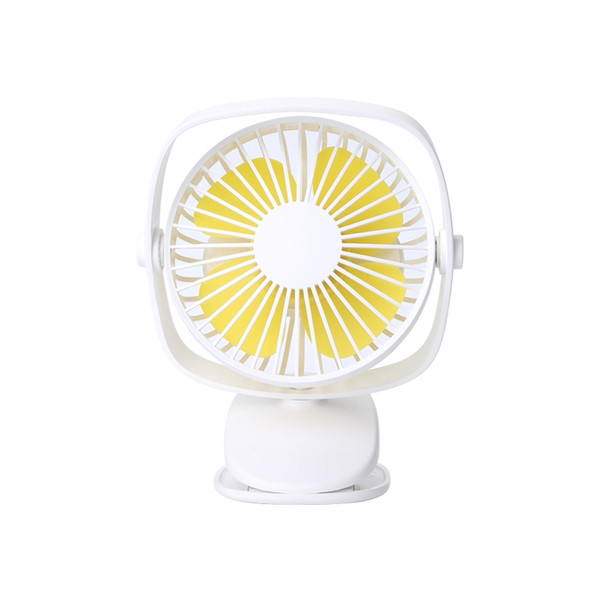 2019 Travel Office USB 2000mAh Rechargeable Battery Powered 3 Speed 360 Degree Rotation for Baby Stroller Quiet Mini Clip On Desk Fan