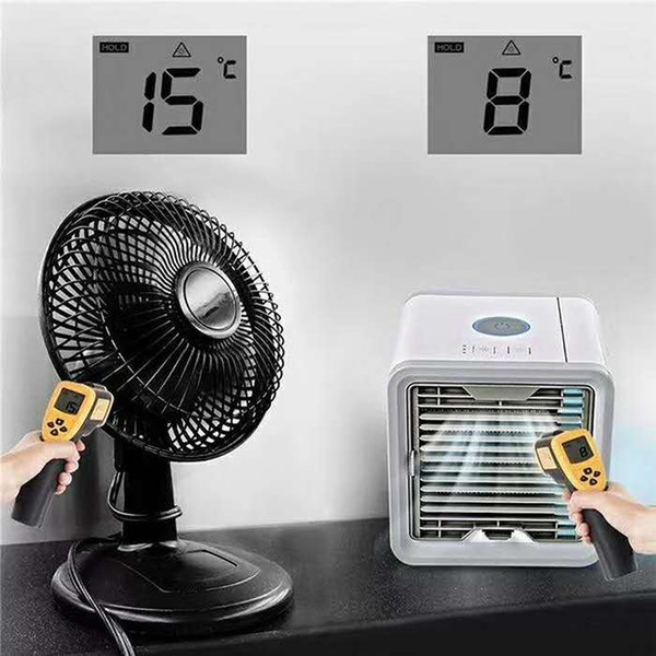 Portable Household Air Cooler Summer USB Mini with LED Night Light Practical Air Conditioner Hot Sale Cooling Fan Purifier