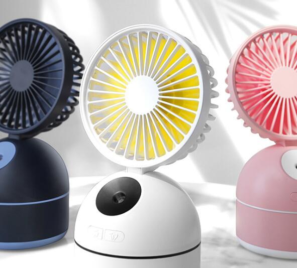 USB spray fan bedroom office desktop water humidifier outdoor portable charging refrigeration