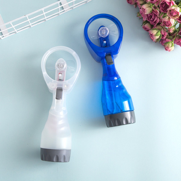 New Mini Hand Held Spray Portable Travel Handle Water Spray Cool Mist Fan Bottle Mist Sport Travel Beach Camp water Dehumidification bottle