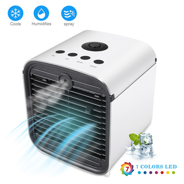 2019 New portable Air Cooler Have Charging Power Battery Air Spray 430 ML Tank Capacity P0411