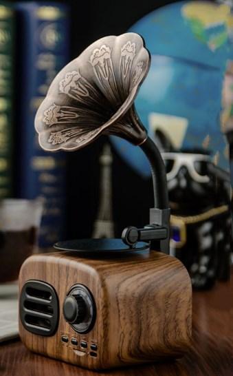 2019 a new vintage gramophone bluetooth audio radio creative gift bluetooth audio connection convenient and practical