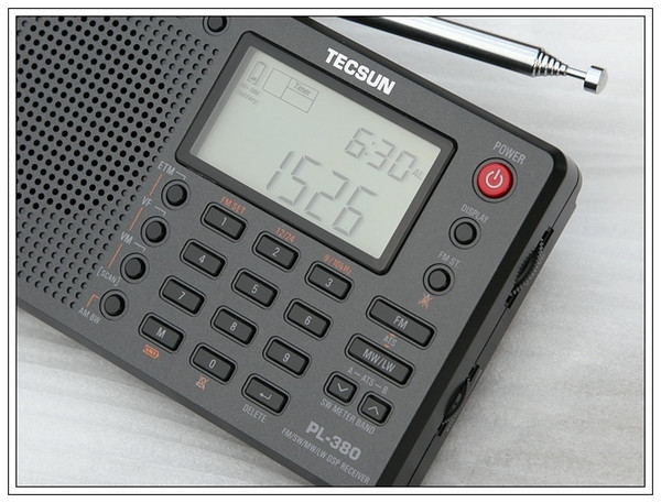 New TECSUN PL-380 DSP with ETM PLL WORLD BAND RADIO PL380 radio