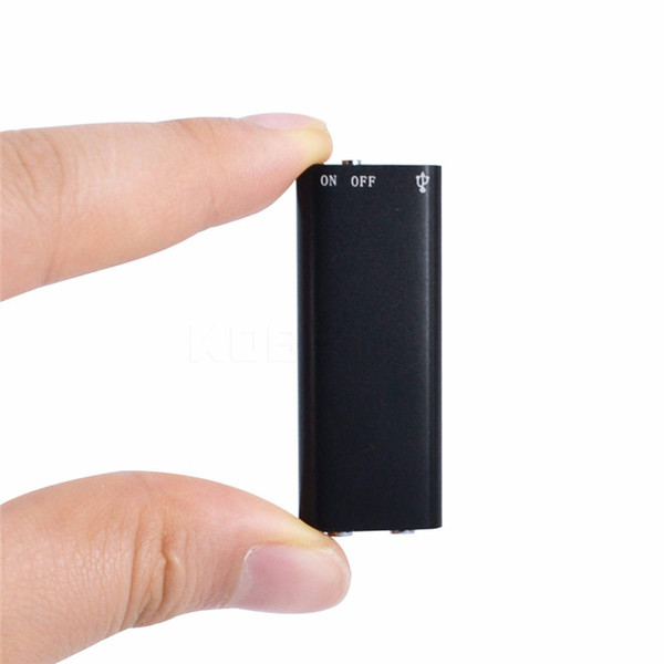 kebidumei Smallest 8GB Professional Voice Recorder Digital Audio Mini Dictaphone + MP3 Player