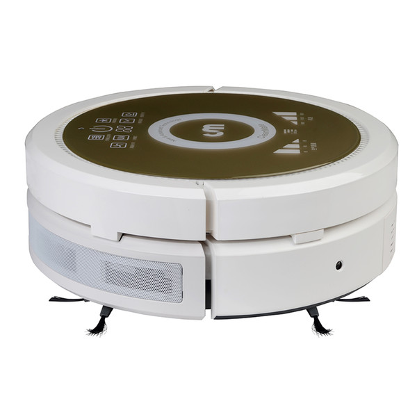 free shipping air cleaner robotic vacuum cleaner QQ6K Cleanmate gold color ultrasonic wave self-charge AUTO cleaner