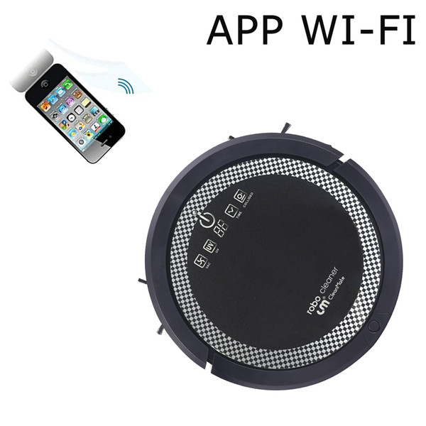 Free shipping APP WIFI robotic vacuum cleaner QQ6 Cleanmate smart floor cleaning AUTO MINI cleaner dry wet mop ultrasonic wave virtrual wall