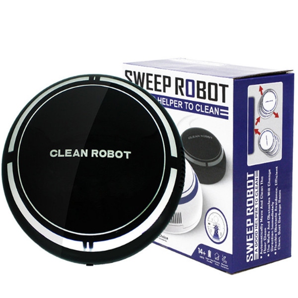 New Household Mini Cartoon USB Rechargeable Smart Sweeping Robot Slim Sweep Suction Machine Small Mini Vacuum Floor Cleaner Sweeping