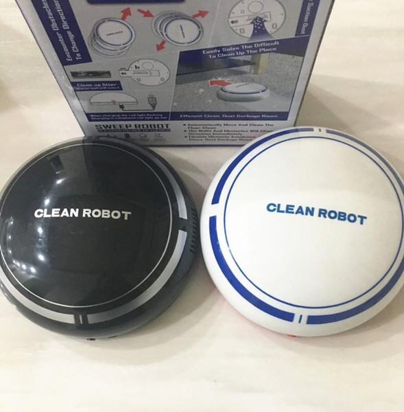 mini Automatic Cleaner Robot USB Rechargeable Smart Robot Vacuum Floor Cleaner Sweeping Machine Robotic Clean Helper for Home DHL free