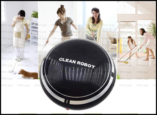 Household Mini Cartoon Rechargeable Smart Sweeping Robot Slim Sweep Suction Machine Small Mini Vacuum Cleaner Sweeping LLFA