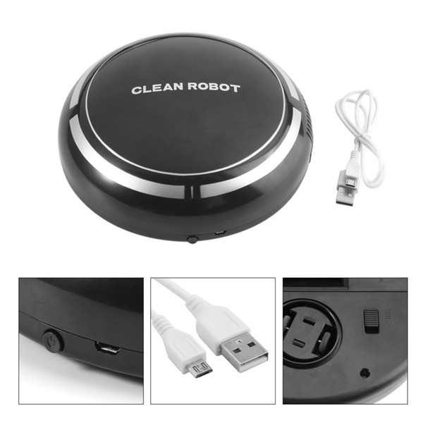 Hot sale Mini Cleaning Machine Vacuum Dust Cleaner Robot Clean Flat Wooden USB Rechargeable Smart Sweeping Robot