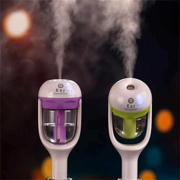 Essential Oil Diffuser Car Humidifier Air Aroma Aromatherapy Purifier Essential Mist Maker 12V 1.5W 4 Colors 50ml Air Purifier