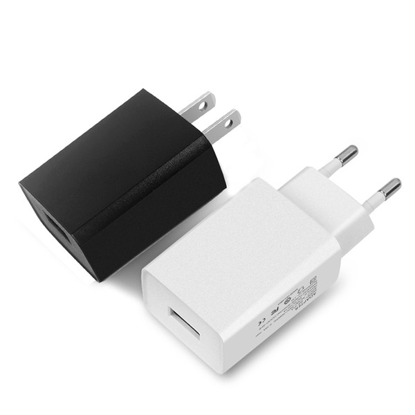 US EU Plug USB Wall Chargers 5V1A Adapter Travel Convenient AC Power Adaptor for Samsung Sony Htc Huawei Xiaomi LG Free Shipping