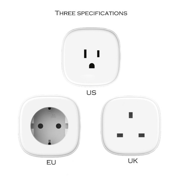 WiFi Smart Socket Outlet With APP Wireless Remote Control Electrical Appliances Power Plug Intelligent EU UK US Plug 1 Piece