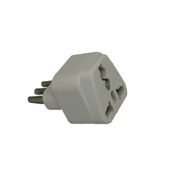 USA to Italy Travel Adapter Plug 3 Prong Converter Type L for Italy Chile Coba Uruguay Syria, White