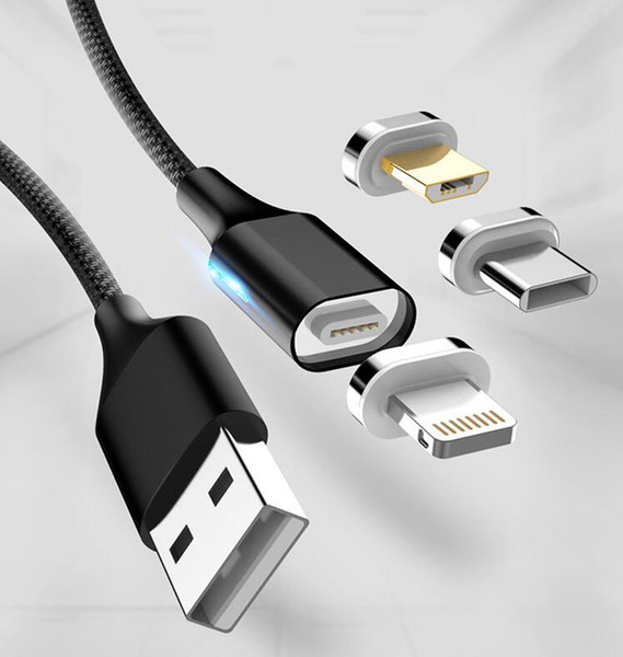 3in1 USB Charging Cable 3A Data Sync Magnetic Power Line