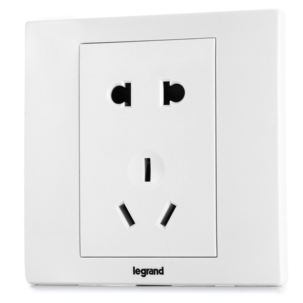 10USL Wall Socket with 2-Port / 3-Port Charge Slot White for Home Decor Universal