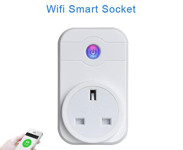 Brand New Smart Wifi Plug Outlet Adapter US EU UK Plug With APP Remote Control Mini Socket Intelligent Device Compatible with Alexa Echo