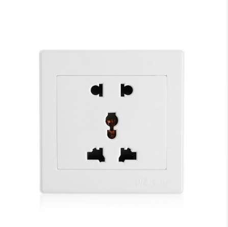 Universal 5 Hole Electric AC Power Outlet Panel Plate Wall Charger Dock Socket On Sale