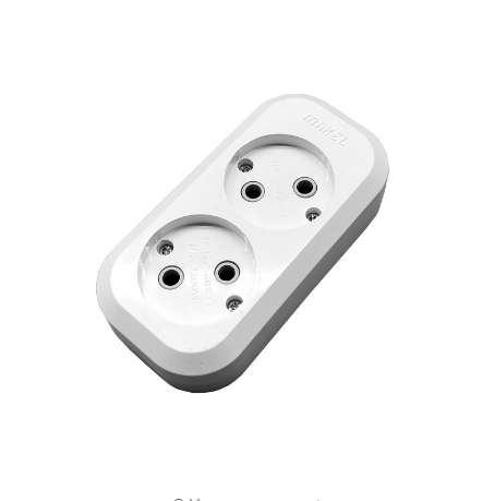 Original 2 slot Power Strip Socket without earth Fast Charging Standard Extension Socket Plug Power Strip Home Electronics