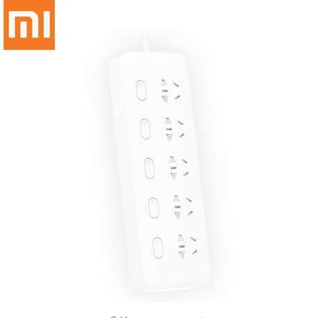 Original Xiaomi Smart Home Power Strip with 5 Control 5 Sockets 250V 10A With Safety Door new gb combination jack Sockets