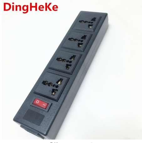 pdu strip 4 Ways power strip Outlet Universal socket extension with overload protector