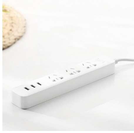 Original xiaomi power strip fast charging 3 USB Extension Socket Plug with Socket Standard Socket Power Strip 10A 250V 2500W